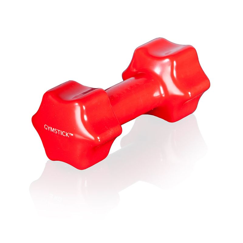 Gymstick Studio-Hantel 3 kg, rot