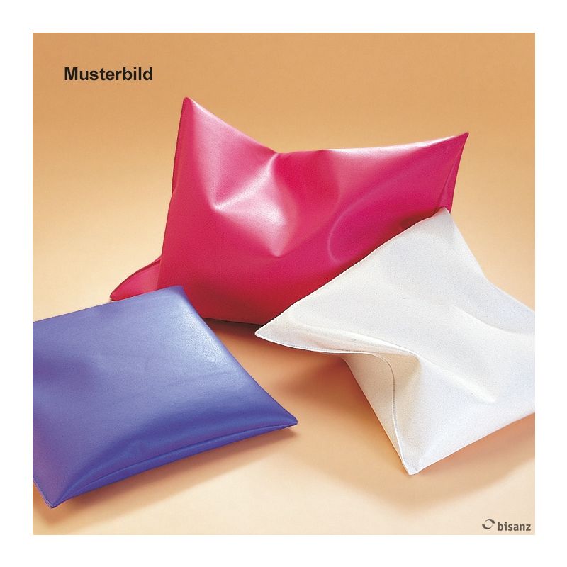 Kissen mit Polystyrolkugeln weiß,