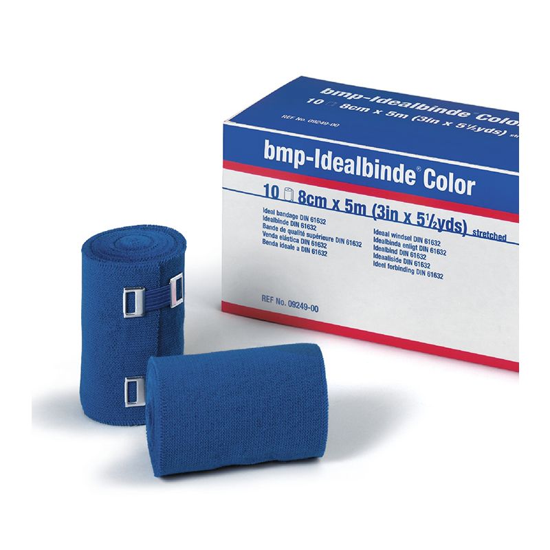Idealbinde Color 5 m x 8 cm, blau,