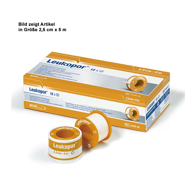 Leukopor Rollenpflaster ohne Schutzring,