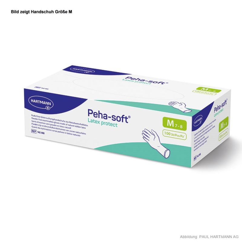 Peha-soft latex protect U.-Handschuhe PF