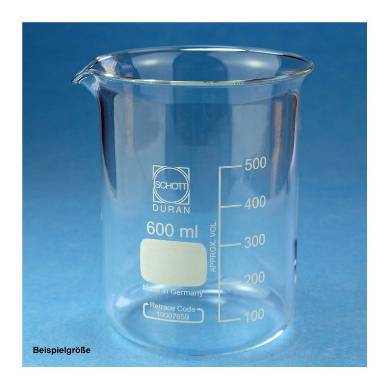 Becherglas mit Teilung 600 ml