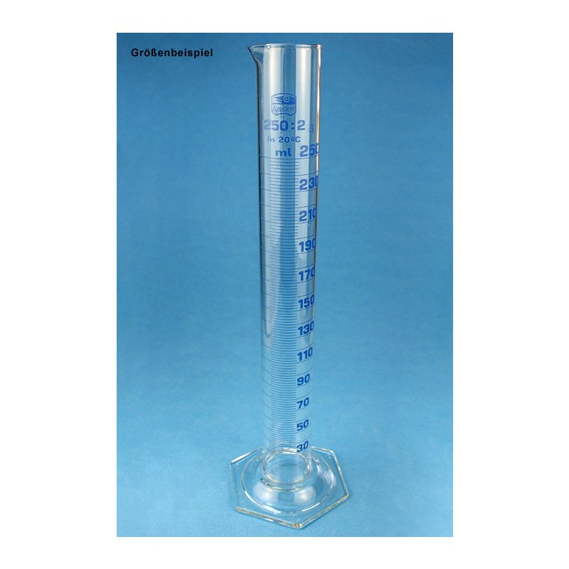 Messzylinder, Sechskantfuß 500 ml