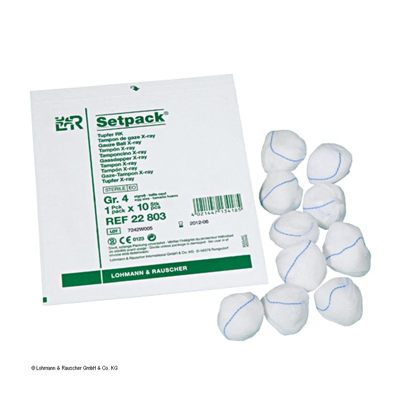 Setpack Tupfer RK steril Gr. 6