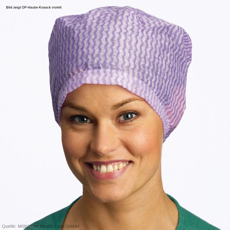 OP-Hauben Kosack violett (120 Stck.)