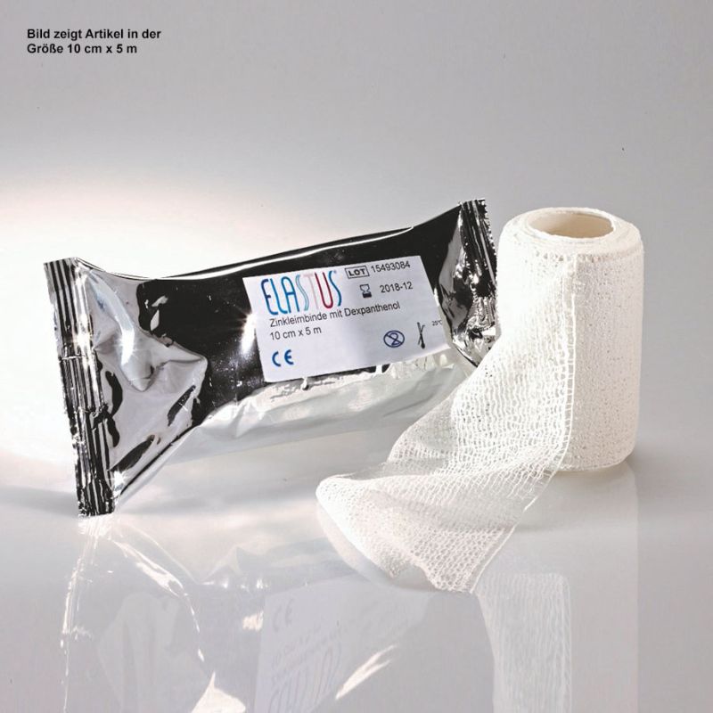 ELASTUS Zinkleimbinden weiß mit