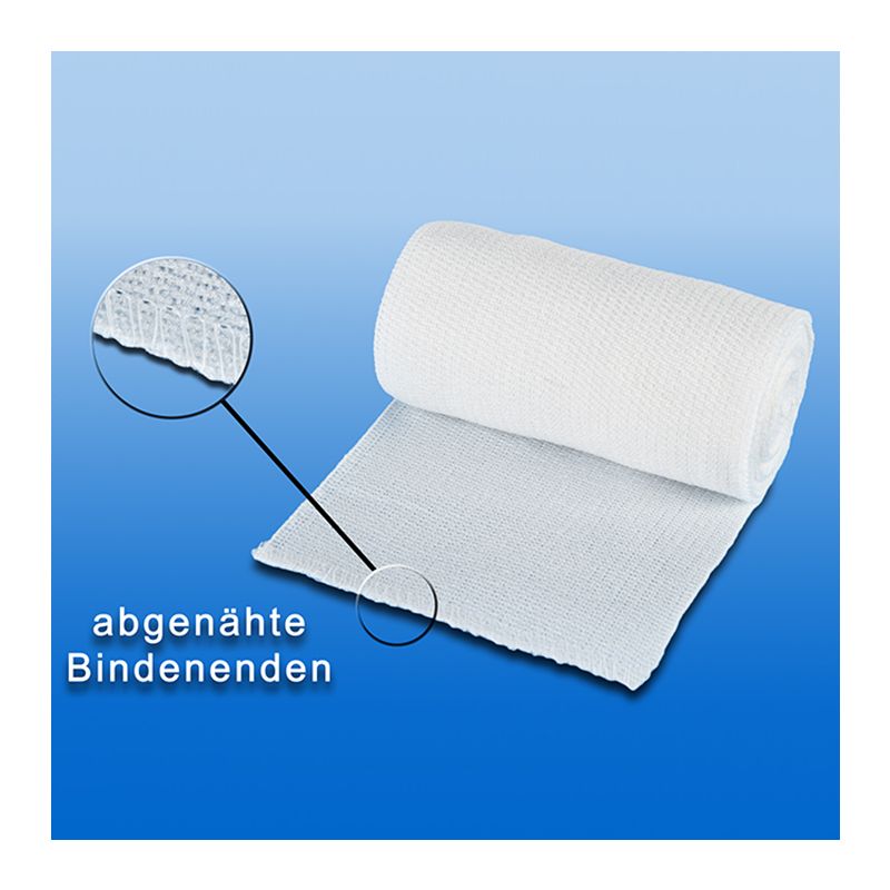 NOBALASTIK Mittelzugbinden, weiß