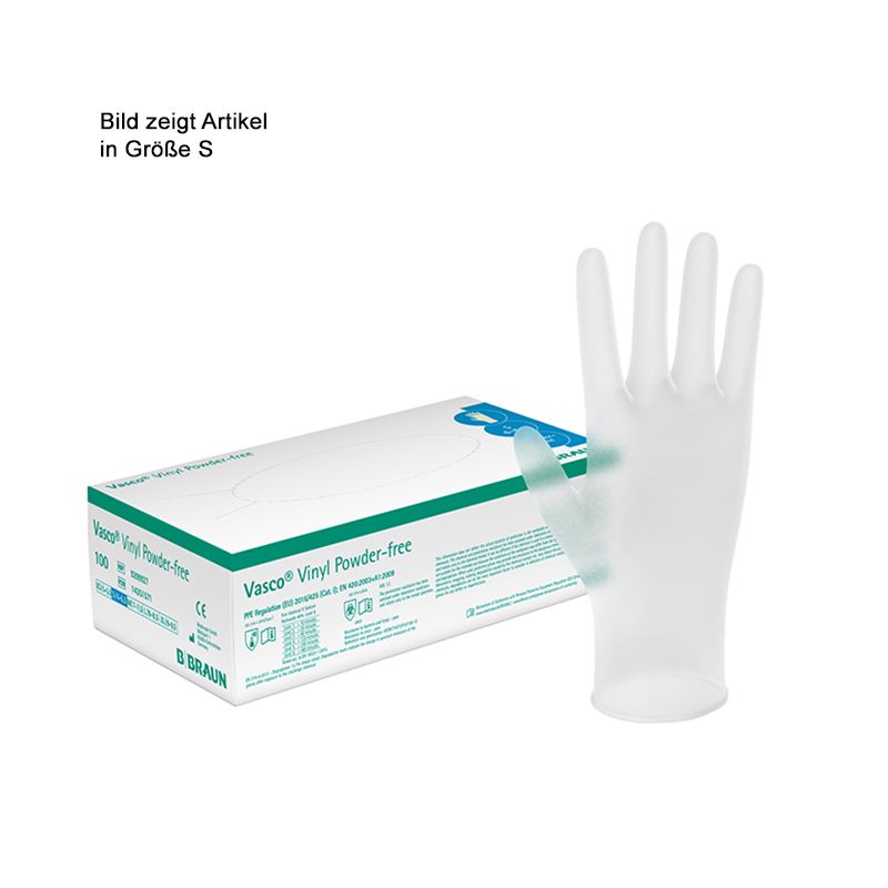 Vasco Vinyl Powderfree U.-Handschuhe