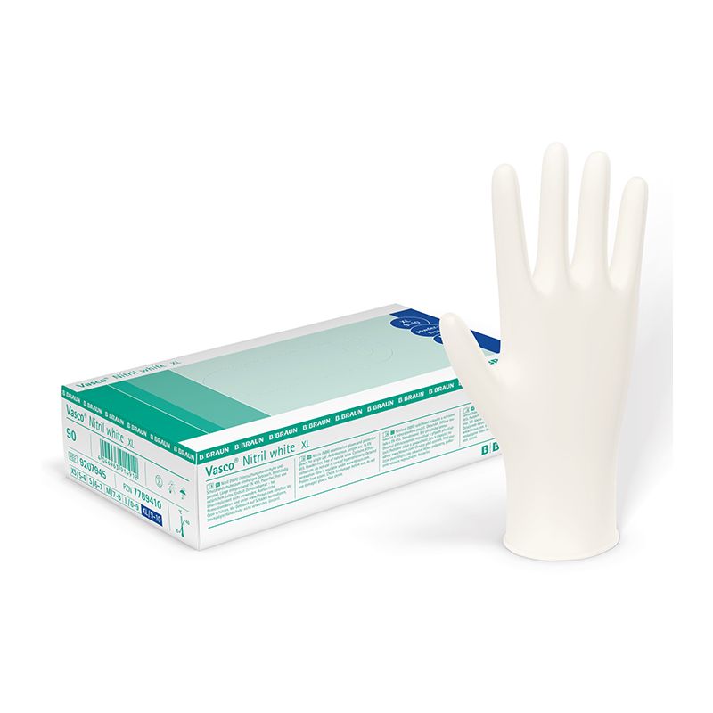 Vasco Nitril white U.-Handschuhe,