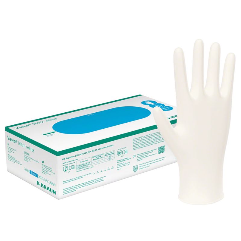 Vasco Nitril white U.-Handschuhe,