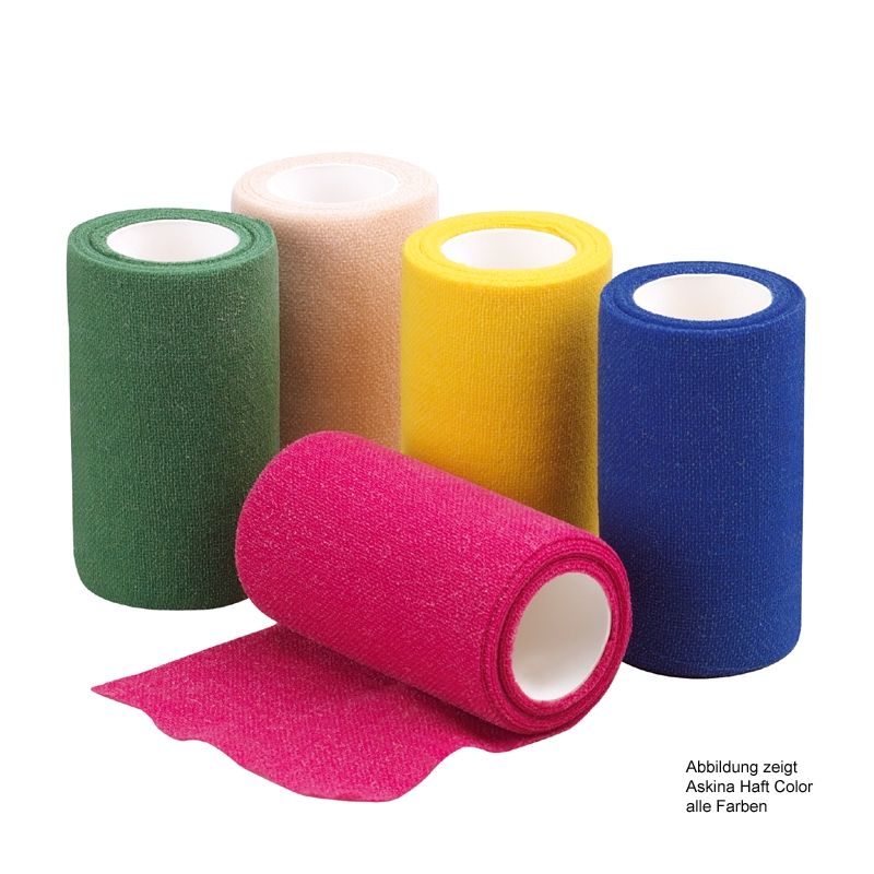 Askina Haft Color Fixierbinde gelb