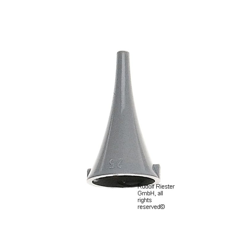 Einmal-Ohrtrichter, Ø 2,5 mm, grau