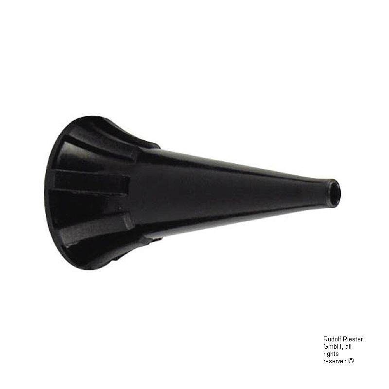 Einmal-Ohrtrichter, Ø 3 mm, schwarz,