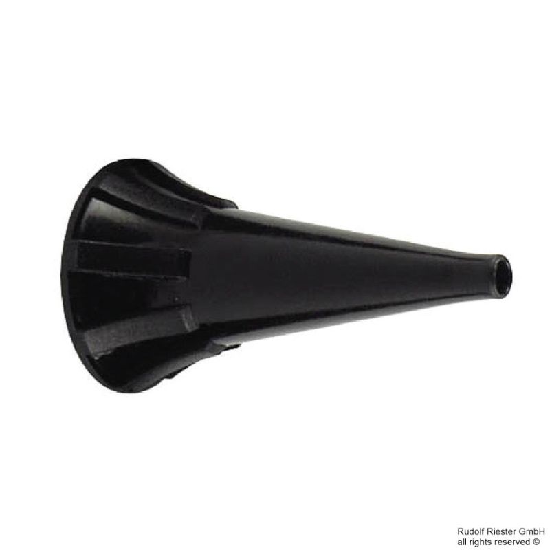 Einmal-Ohrtrichter, Ø 3 mm, schwarz