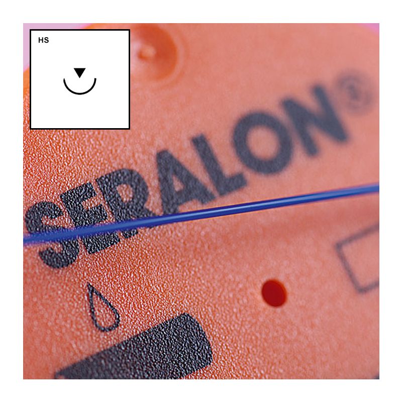 SERALON HS-15 4/0=1,5, blau,