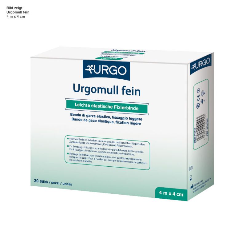 Urgomull fein Fixierbinden, weiß,