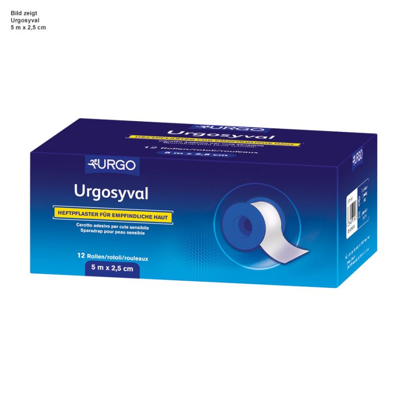 Urgosyval Rollenpflaster, weiß,