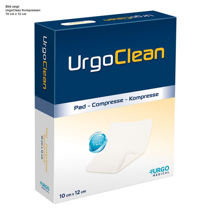 UrgoClean Kompressen, 10 x 12 cm