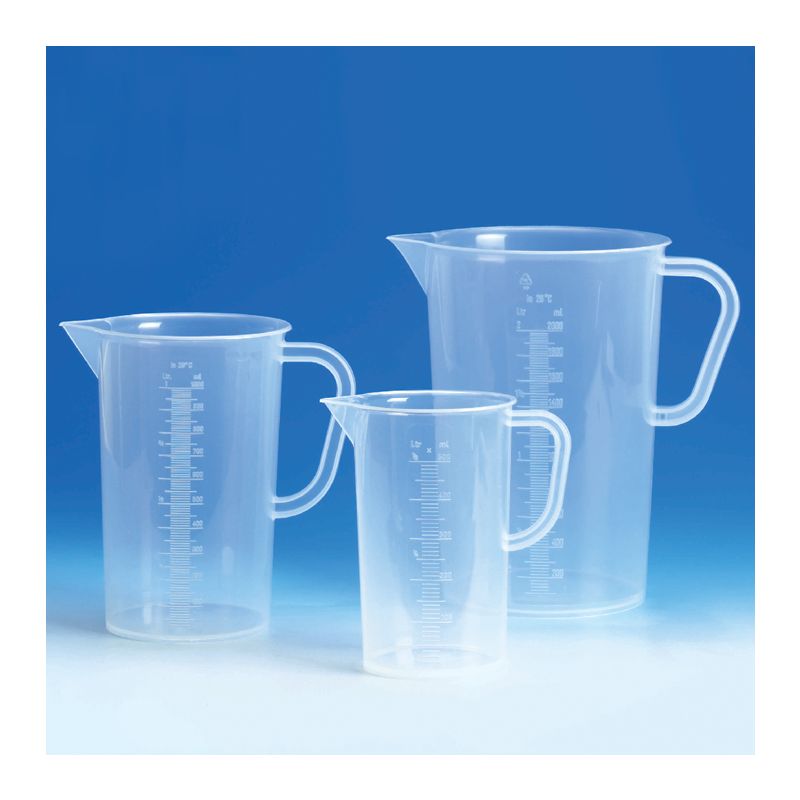 Messbecher, PP, erhabene Skala, 1000 ml