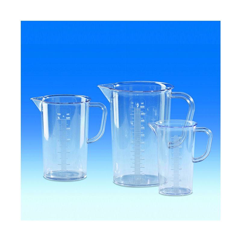Messbecher, SAN, erhabene Skala, 500 ml