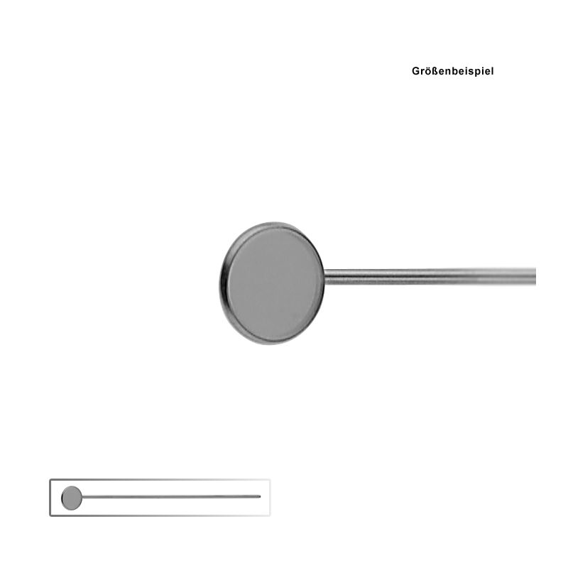 Kehlkopfspiegel mit Griff, Fig. 3,