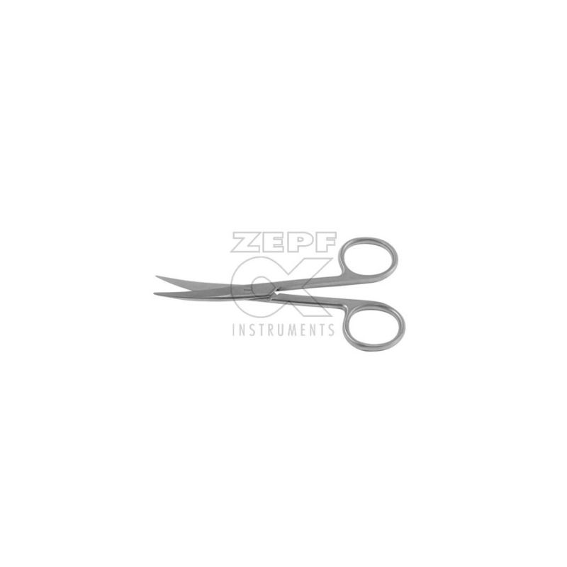 chir. Schere, gebogen, spitz/spitz,