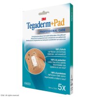 3M Tegaderm + Pad Transparentverband, 9 x 10 cm (5 Stck.)...