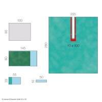 Raucodrape PRO Schulterarthroskopie- Set I, steril, (20...