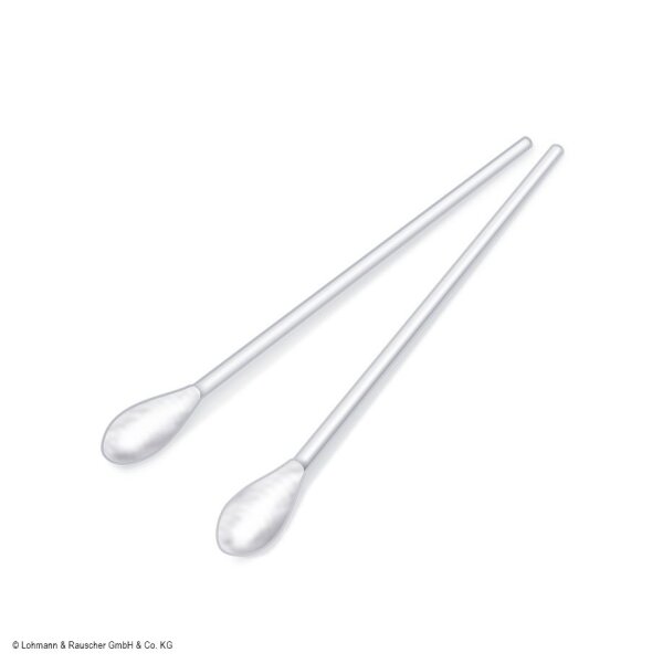 Raucotupf Stieltupfer 15 cm mit PP-Stiel, großer Wattekopf (50 Stck.)