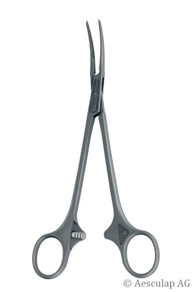 SUSI Arterienklemmen Birkett, gebogen, 18,5 cm, zum Einmalgebrauch (20 Stck.)