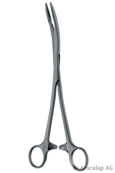 SUSI Tupferzangen Maier, gebogen, 26,5 cm, zum Einmalgebrauch (20 Stck.)