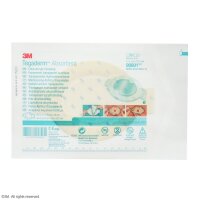 3M Tegaderm Absorbent Acrylverband oval, 11,1 x 12,7 cm...