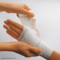 Lohmann Mollelast | weiß | elast. Mullbinden | 6 cm...
