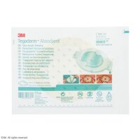 3M Tegaderm Absorbent Acrylverband oval, 14,2 x 15,8 cm...