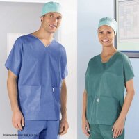 Sentinex Einmal-Kasack, blau, Gr. L (80 Stck.)