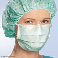 Sentinex OP-Masken Classic EL, grün mit Ohrschlaufen...