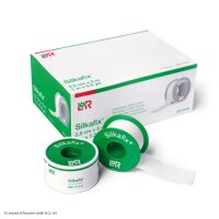 Silkafix-Heftpflaster weiß 9,2 m x 1,25 cm (24 Stck.)