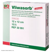 Vliwasorb adhesive Wundverband steril, selbstklebend, 12...