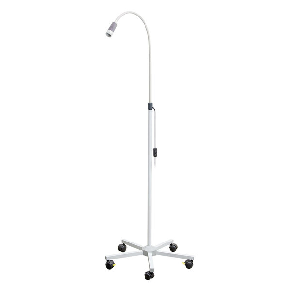 LED-Untersuchungsleuchte auf Rollstativ, weiß