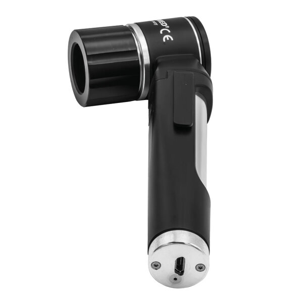 LuxaScope Dermatoskop LED 3,7 V schwarz, Kontaktscheibe mit Skala (aufladbar)
