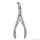 Luer Hohlmeisselzange, gebogen, 15,5 cm