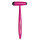 Reflexhammer nach Buck, klein, 18 cm, Aluminium, magenta