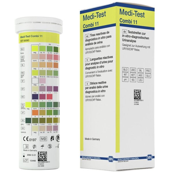 Combi 11 Meditest Harnteststreifen | 100 Stück