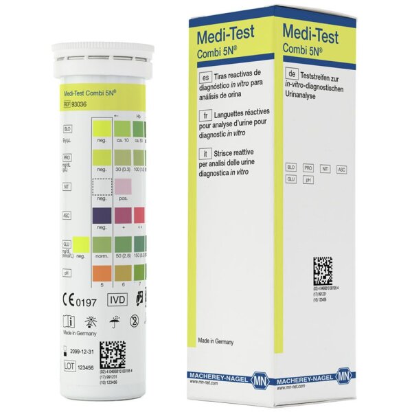 Combi 5N Meditest Harnteststreifen | 100 Teststreifen