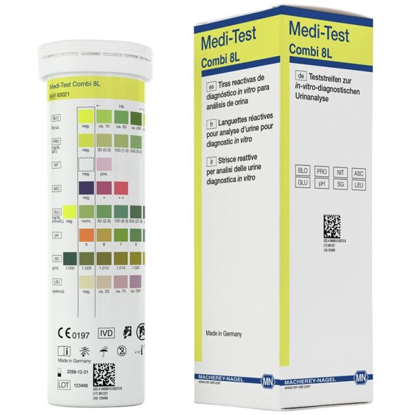Medi-Test Combi 8 L Harnteststreifen (100 T.)