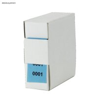 Archiv-Nummern, doppelt 12001 - 13000, blau