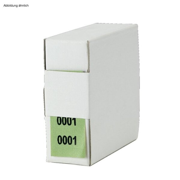 Archiv-Nummern, doppelt 30001 - 31000, grün