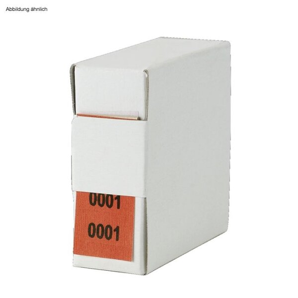 Archiv-Nummern, doppelt 32001 - 33000, rot