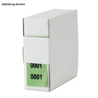 Archiv-Nummern, doppelt 37001 - 38000, grün