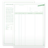 Ernährungsprotokolle DIN A4 (50 Stck.)